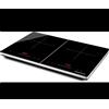 G3 Ferrari Piastra Ad Induzione Doppia Hi-Tech Chef 3500W Display Digitale Vetro