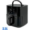 K2 STORE FRIGGITRICE AD ARIA ELETTRICA AEROFRYER 1650W SENZA OLIO 3,5 LITRI DISPLAY TOUCH
