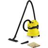 KARCHER Bidone con ruote Aspiratutto Aspiraliquidi Aspirapolvere 12 litri 1000W - 1.629-