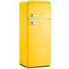 Severin FRIGORIFERO DOPPIA PORTA RETRO' VINTAGE ANNI 50 SEVERIN KS9953 Giallo Cl. (E)