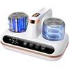 Ucerdveos Aspiratore Battimaterasso,Aspirapolvere cordless con sensore acari e display, as