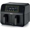 Ariete 4623 Airy Fryer Dual, Friggitrice ad aria con doppio cestello, 1700 W, Ca