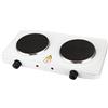 NBrand Fornello elettrico con 2 piastre 2000W - 43x22xh7,5 cm