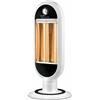 HOOMEI Stufa Elettrica Oscillante con 2 Elementi al Carbonio 1000W Riscaldante HM-8955