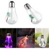 UMIDIFICATORE DIFFUSORE AROMI AD ULTRASUONI DEPURATORE 400ML 7 LED COLORATI