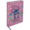 M.C. Group Diario Scuola Stitch e Angel Grande Agenda 10 Mesi Non Datato Cover Imbottita