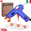 PISTOLA ELETTRICA PER COLLA A CALDO INCOLLATRICE TERMOCOLLANTE + 8 STICK OMAGGIO
