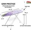 Vileda ASSE DA STIRO VILEDA PRESTIGE TAVOLO PIEGHEVOLE REGOLABILE CON GRIGLIA 120X38