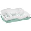 Tontarelli Scolapiatti Brio Con Vassoio Salvagocce Bianco/Salvia 6227 - 39,8X12X48 Cm