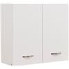 Pensile da Cucina Scolapiatti Sistema Raccogli Gocce Mobile Colore Bianco 80cm