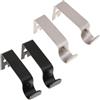 Igea 4x Staffe bastone tende supporto muro ferro nero bianco arredamento casa tende