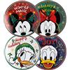 Disney Winter Magic set 4 piatti dessert porcellana 19 cm