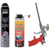 Selsil Kit Schiuma Poliuretanica Espansa Coppi Tegole 750 ml + Pistola Pulitore 500 ml