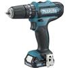 MAKITA Trapano a Percussione giri/min 450 10,8V 2Ah - HP333DSAJ + 2 Batterie - Makita