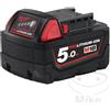 MILWAUKEE batteria ricaricabile per elettroutensile 18V 5AH M18 B5