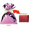 P.N.P. Cf.25 Buste 40X60 Metallizzate Bordeaux X1