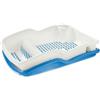 Tontarelli Scolapiatti Brio Con Vassoio Salvagocce Bianco/Celeste 6228 - 39,8X12X48 Cm
