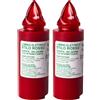 Zm Market Lumino Elettrico a Led Stilo Pacis, Durata 365 Giorni, Rosso con Luce