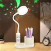 Hacevida Lampada da Scrivania LED Bambini 2000mAh con Proiezione di Stelle | 3 Livelli di