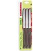 KAIMANO - SET COLTELLI DA TAVOLA DINAMIK 6 PEZZI PUNTA DENTATA COL. BIANCO