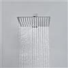 Does not apply Soffione Doccia Da Parete in Acciaio Inox 304 Con Ugelli Antiicalcare (20X20Cm Q