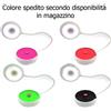 Generico Lampada da tavolo pieghevole 18 led speaker cassa cavo USB touch luce CH-9033