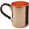 Boccale Birra Rame Solido Tazza Manico Tazzina Multifunzione Elegante Resistente