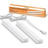 SEBSON LED Sottopensile con Interruttore e Prese - Set da 2-30cm, 4W | Luce Cuci