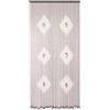 VERDELOOK Tenda in legno, 100x220 cm, fantasia rombo marrone beige, fili 66