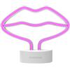 MUITOMAS NEON TABLE LAMP USB-C LIPS