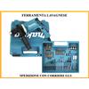 Makita Set trapano a percussione 710 watt + 74 accessori Makita HP1631KX3