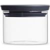 Brabantia 298301 Barattolo Rotondo in Vetro Borosilicato, 0.3 L, Trasparente