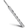 Moxpify Punta per trapano da calcestruzzo, attacco SDS Plus, 26 x 260 mm, con 4 tagliett