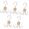 5x Organizer per cinture per armadio, organizer per cravatte, salvaspazio,
