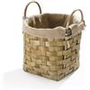 VERDELOOK Cesta portalegna rotonda interno juta diametro 45cm altezza 41/55cm