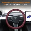 Volantix Coprivolante Tesla in pelle ultra-sottile traspirante compatibile 3/Y/X/S 2024