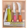 Opinel Set 3 coltelli roncola segaccio dritto opinel virobloc da giardiniere 001617