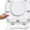 Tavoletta WC Soft Close Copriwater Universale Bianca Asse WC CHIUSURA