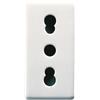 Gewiss Presa Bivalente Bianca Standard Italiano 250V ac - 2P+T 16A Gewiss GW20203