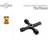 WeHome Chiave chiavi universale a croce per cassette contatore sportello gas enel 2pz