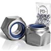 ® Dadi Autobloccanti M8 (DIN 982 / ISO 7040) | Dadi Bloccaggio in Acciaio Inox A