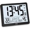 ADE Orologio digitale radiocontrollato con cifre molto grandi Orologio da tavolo o