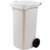 Vigor-Blinky Bidone Quadro per Differenziata lt. 120 - cm. 55X50X94 H Col. Bianco