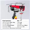 Paranco Elettrico 400 600 800 1000 KG Montacarichi Verricello Sollevatore Carico