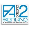 Fabriano Album da Disegno F4 4 Angoli Liscio Riquadrato 24x33cm