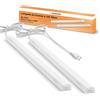SEBSON LED Sottopensile con Interruttore e Prese - Set da 2-50cm, 8W | Luce Cuci