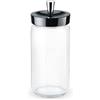 Giannini glossy barattolo fine vetro 150 cl tappo legno nero
