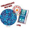 BluBios Sabbia Ghiaia Ceramizzata Blu Bios Fondo per acquari Colorata 5 Kg Ceramizzato