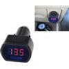 Metro Digitale Volt LED Nero Misura per mini Monitor Auto Caricabatterie Display