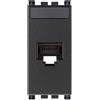 Vimar Presa RJ45 Con Connettore NetSafe Cat5e Serie Vimar Arkè Grigio Cod. 19339.11